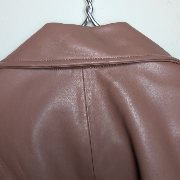 Blank NYC Tan Leather Jacket - Picture 10 of 11